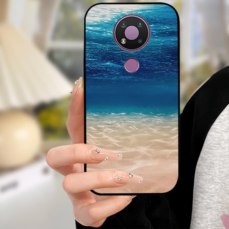Capa For Nokia 5.4 Cases Black Silicon Soft TPU Phone Case For Nokia 5.4 5.1 7.1 Protective Camera Coque Nokia5.4 Back Shells