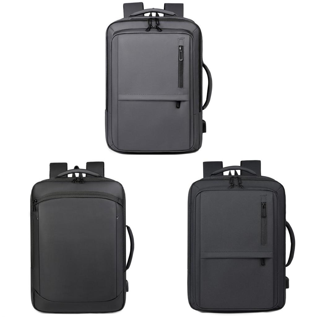 Business Travel Backpack With Usb Charging For Men Oxford Fabric Large Capacity