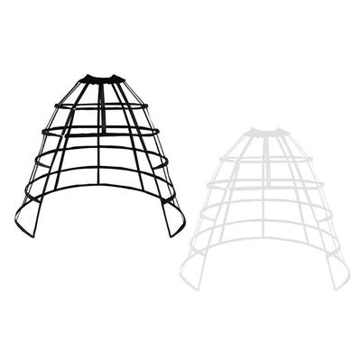 Hollow Petticoat Underskirt Ruffled Crinoline Skirt Bird Cage Boned Skirt Support Petticoat Girls Cosplay