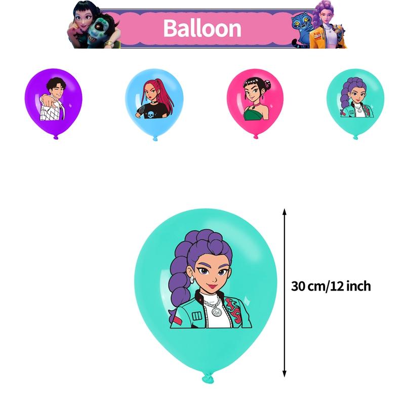 Kpop Dämonenjäger Geburtstagsfeier Hintergrund K Pop Dämonenjäger Geburtstagsdekoration Babyparty Halloween Weihnachtsdekorationen