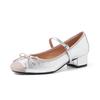 Kara Linshan 33-42 Large Size Shoes 2025 Ballet Flats Soft-soled Lambskin Dance Shoes Mary Jane Shoes