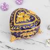 European Retro Luxury Princess Enamel Jewelry Box - Exquisite Metal Necklace Storage Box