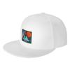 Fashion Brighton Utah  Vacation  Travel  Skiing  Mountains Flat Brim Sun Hat  Harajuku Style Cap Womens