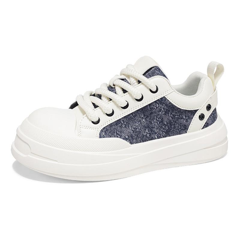 Shoes spring new simple and lightweight casual board shoes platform sports shoes ugly cute big head shoes