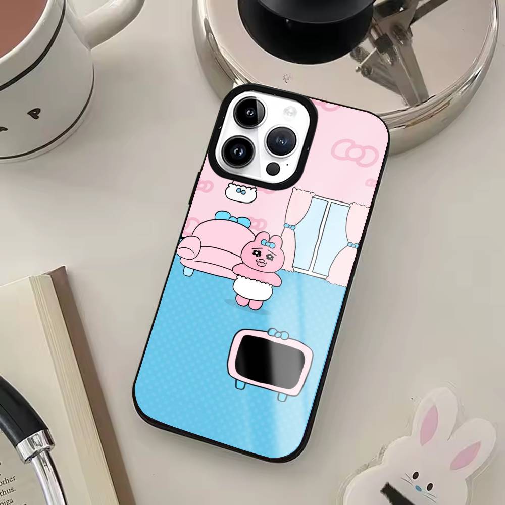 Cartoon O-Opanchu Usagi Phone Case For iPhone17,16,15,14,13,12,11 Plus,Pro Max Magnetic For Magsafe Wireless Charging