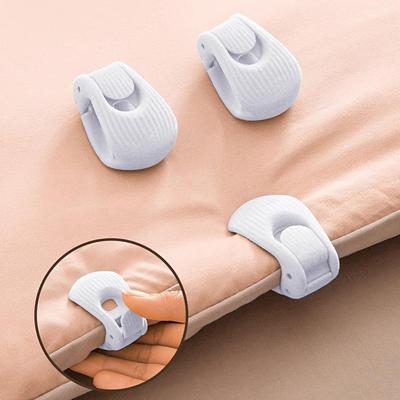 4PCS Non-Slip Bed Sheet Blanket Fastener Clips Duvet Cover Holder Pegs Anti-Shift Bed Fixer Buckles