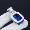 Dainty Australian Triplet Opal Gemstone Silver Pendant in 925 Sterling Silver- Handmade Design, Everyday Wear Jewelry, Unique Pendant Gift