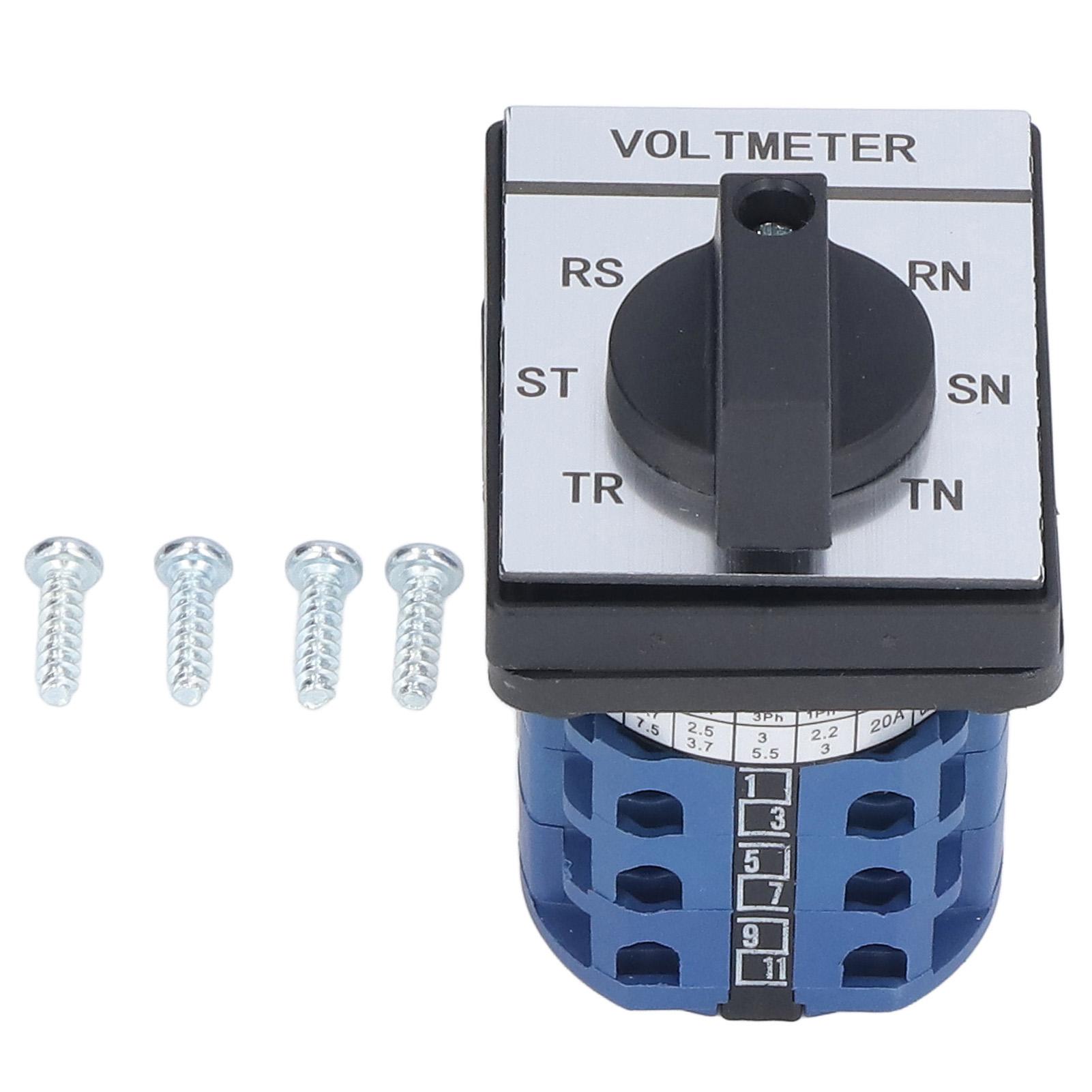 

Перекидний перемикач BERM Поворотна ручка Регулювання напруги 7 положень 3 фази 3 дроти для обладнання