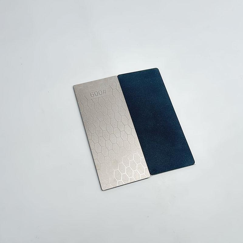 2 Pcs Professional Diamond Whetstone Ultra-thin Honeycomb Surface Fast Sharpening for Kitchen/Hunting Knives