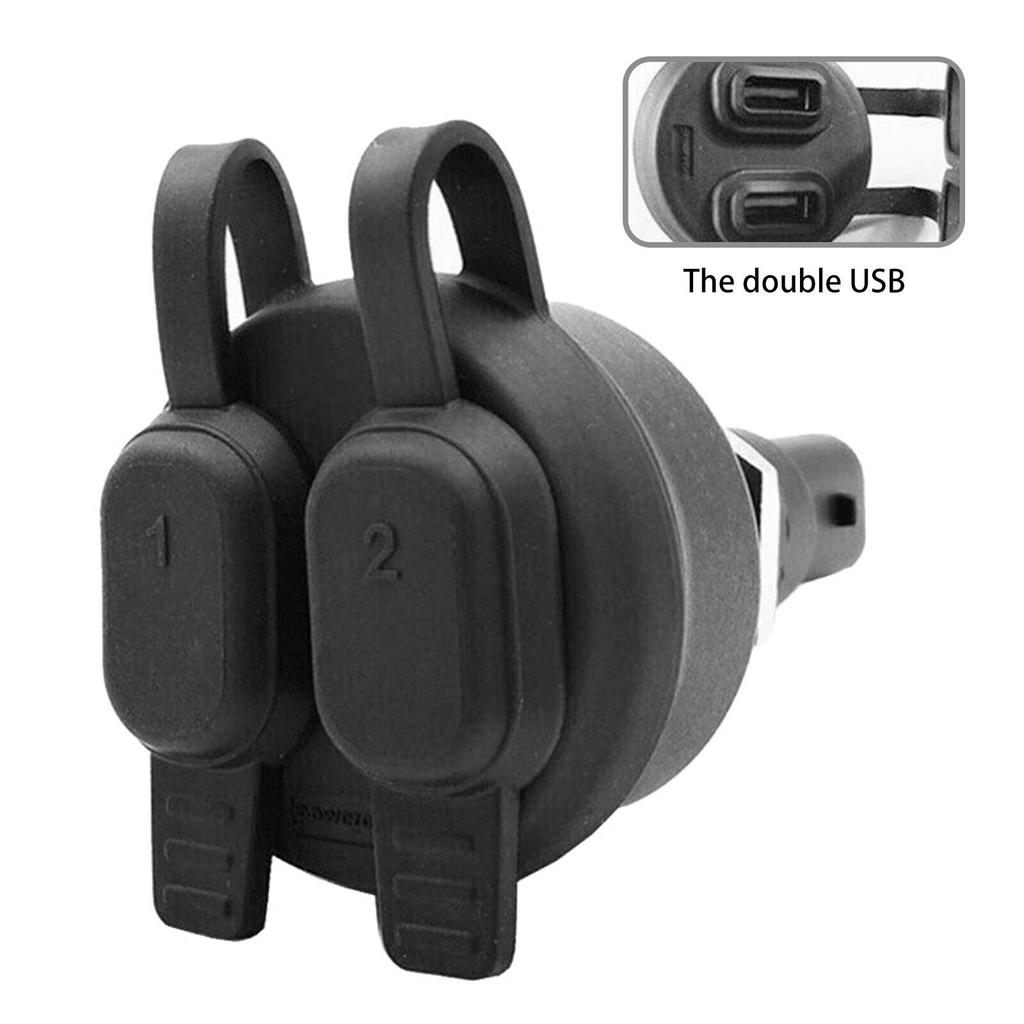 Caricabatterie USB Doppia Porta 5V Per BMW Moto - Sostituisce Presa DIN Originale - Plug & Play Per R1200GS, R1250GS, S1000XR E Molte Altre