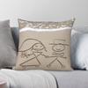 Bride And Groom Wedding Beach Sand Pillowcase Polyester Linen Velvet Creative Zip Decor Home Cushion Cover