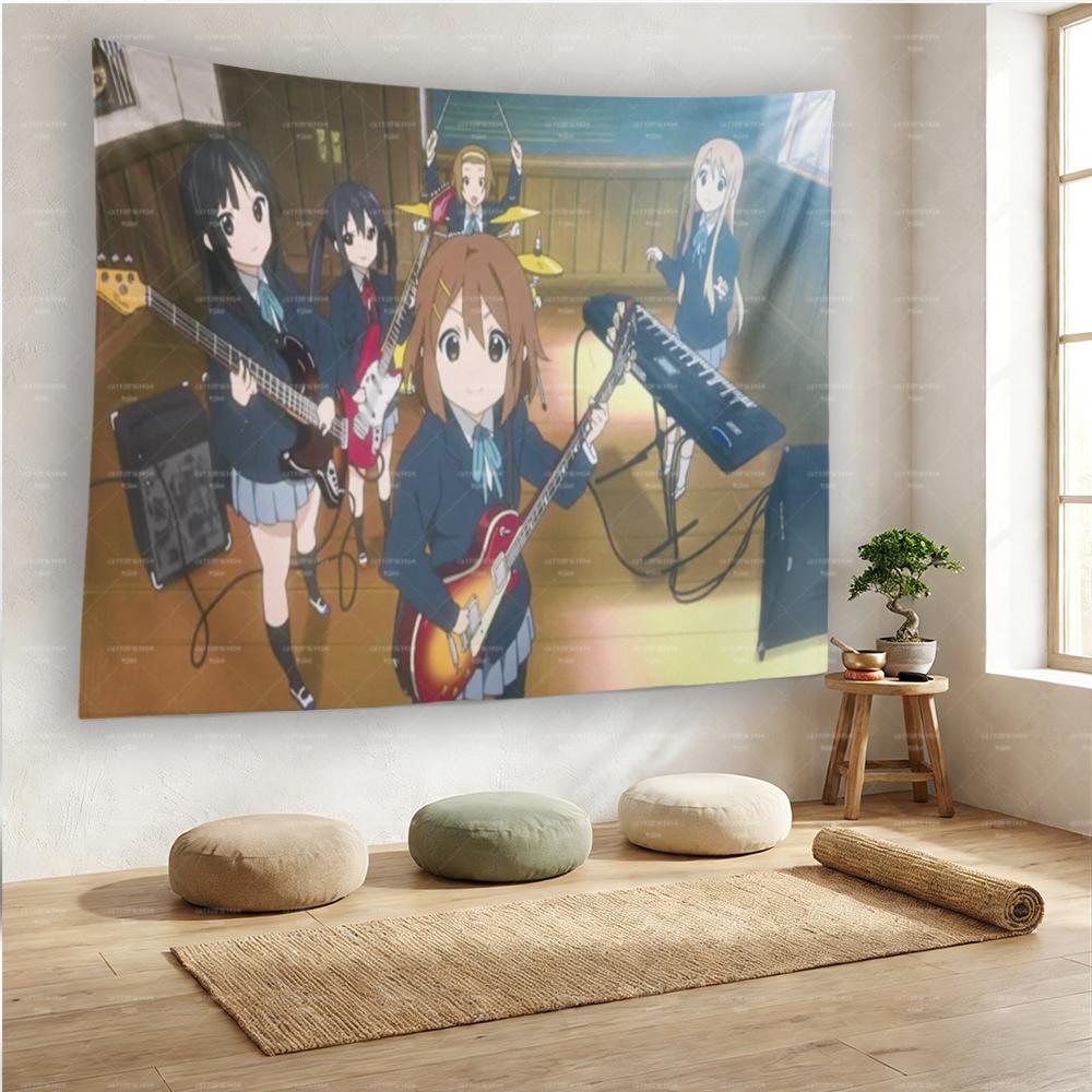 KON Anime Tapestry Bohemian Mandala Wall Hanging for Home Bedroom Decor
