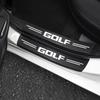 2026 Hot Sticker for VOLKSWAGEN R GTI Rline Passat Magotan CC Polo Golf Tiguan Jetta Car Door Sill Threshold Sticker Trunk Bumpe