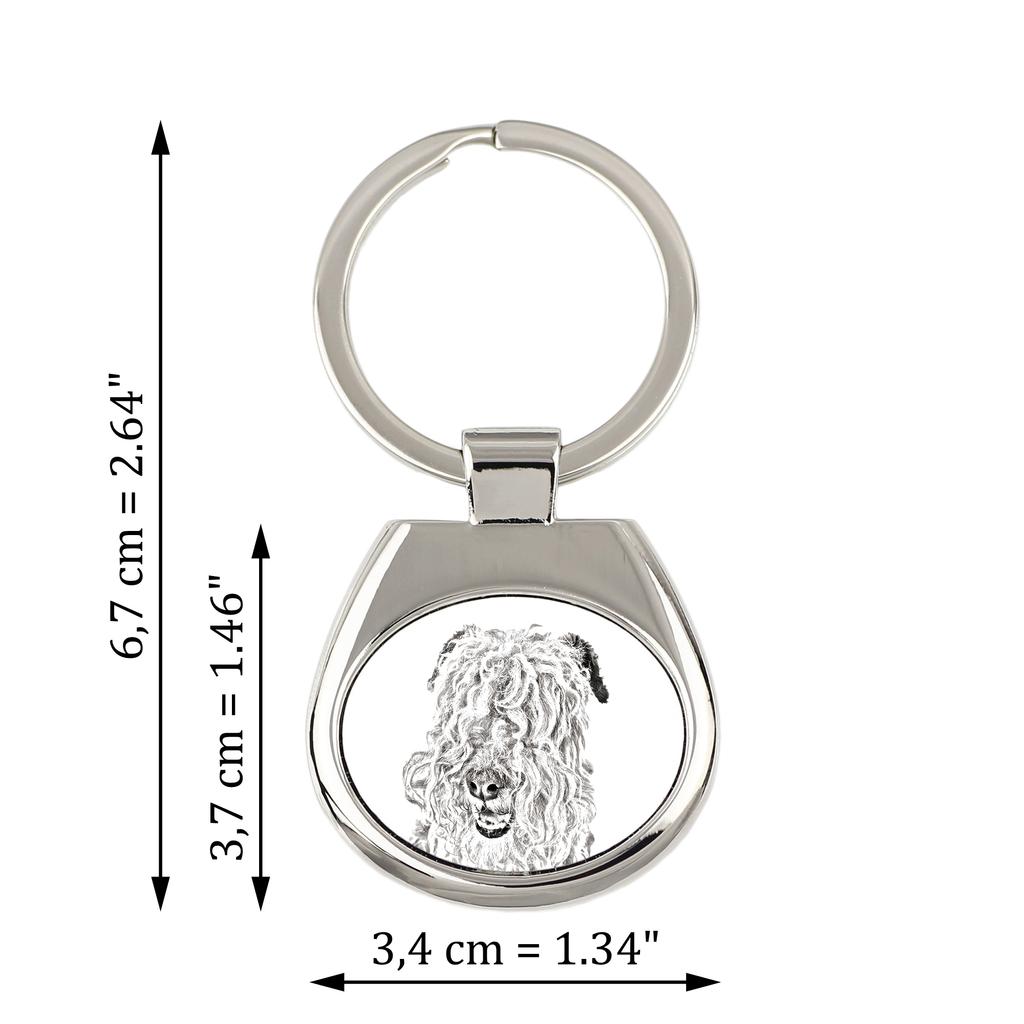 Lakeland Terrier - Keychain with a Dog, Keychain with a Print, Personalized Pendant from the Art-Dog Brand
