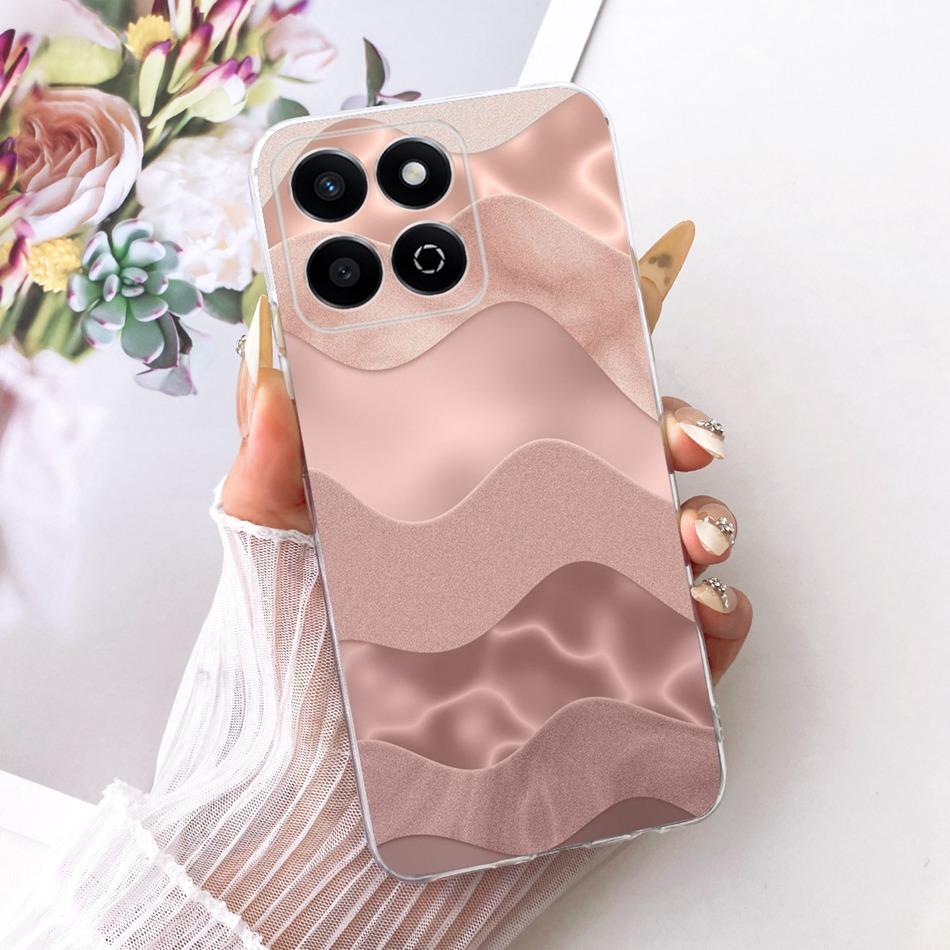 

For Honor X7C Cute Flower Butterfly Cat Painted Case For Honor X7c ALT-LX2 Soft Silicone TPU Phone Cases Honor X7C