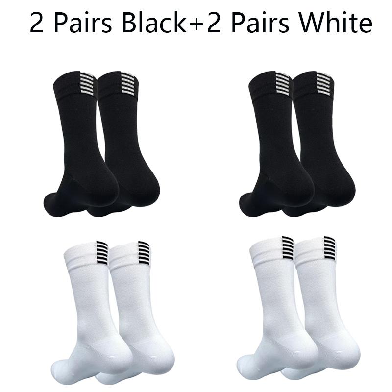 4pairs Professional Cycling Socks Tube Men's and Women's Outdoor Sports Quick-Drying Four Seasons Bicycle Socks Running Socks