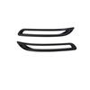 Glossy Black 2X Rear Fog Lamp Bumper Light Cover Trim For Honda Accord 2023 2024