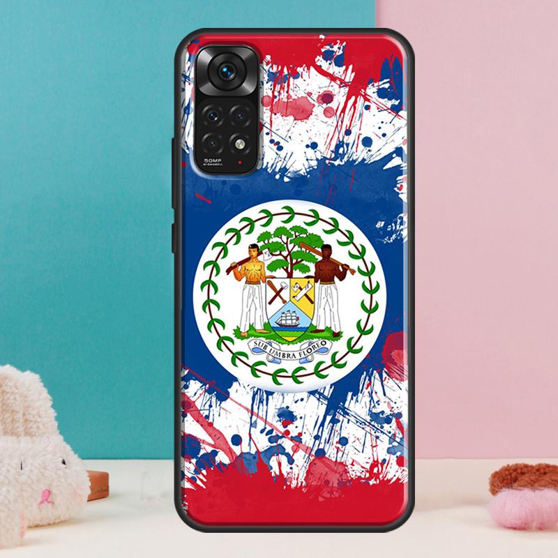 Belizean Flag Case For Xiaomi Redmi Note 14 13 Pro 12 11 9 10 9S 10S 11S 12S Redmi 14C 13C 10C 12C Cover