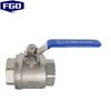 FGO Stainless Steel Two-Piece Ball Valve