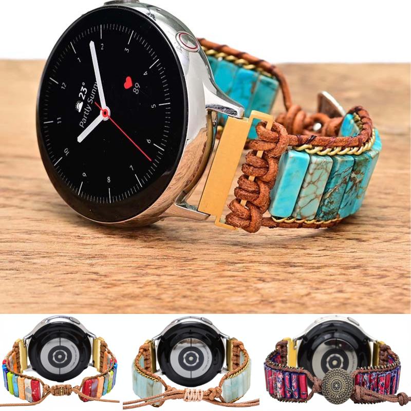 22mm 20mm Geflochtenes Nylonarmband für Samsung Galaxy Watch 7 6 5 4 Huawei Watch GT5-4-3-2 Pro Böhmisches Armband Amazfit GTR/GTS Band