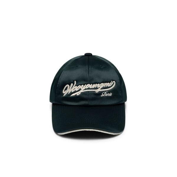 [wooyoungmi] Green Rope Embroidery Ball Cap W261CA53907F