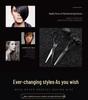 FGL 6" Black Dragon Hairdressing & Barber Scissors Set
