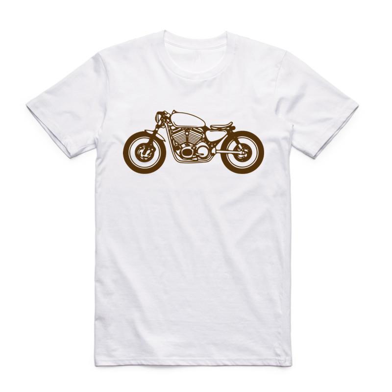 

2019 Men Print Blaster Cafe Racer Design Fashion T Shirt Retro Motorcycle Summer O Neck Short Sleeves T-shirt 4XL