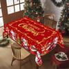 Christmas Tablecloth Christmas Decorations for Home 2026 Xmas Gifts Navidad New Year Winter Holiday Kitchen Dining Table Cover