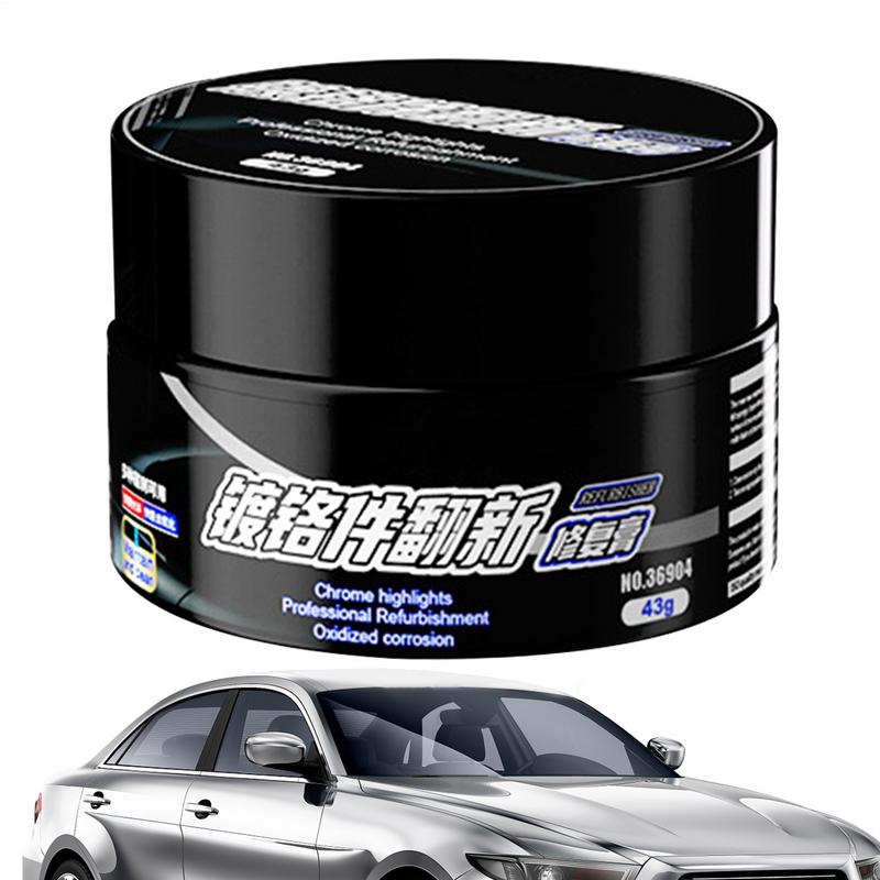 Car Chrome Restorer 43g Car Heavy Metal Polish Restorer And Protectant Safe User Friendly Multipurpose Chrome Restoration Rust