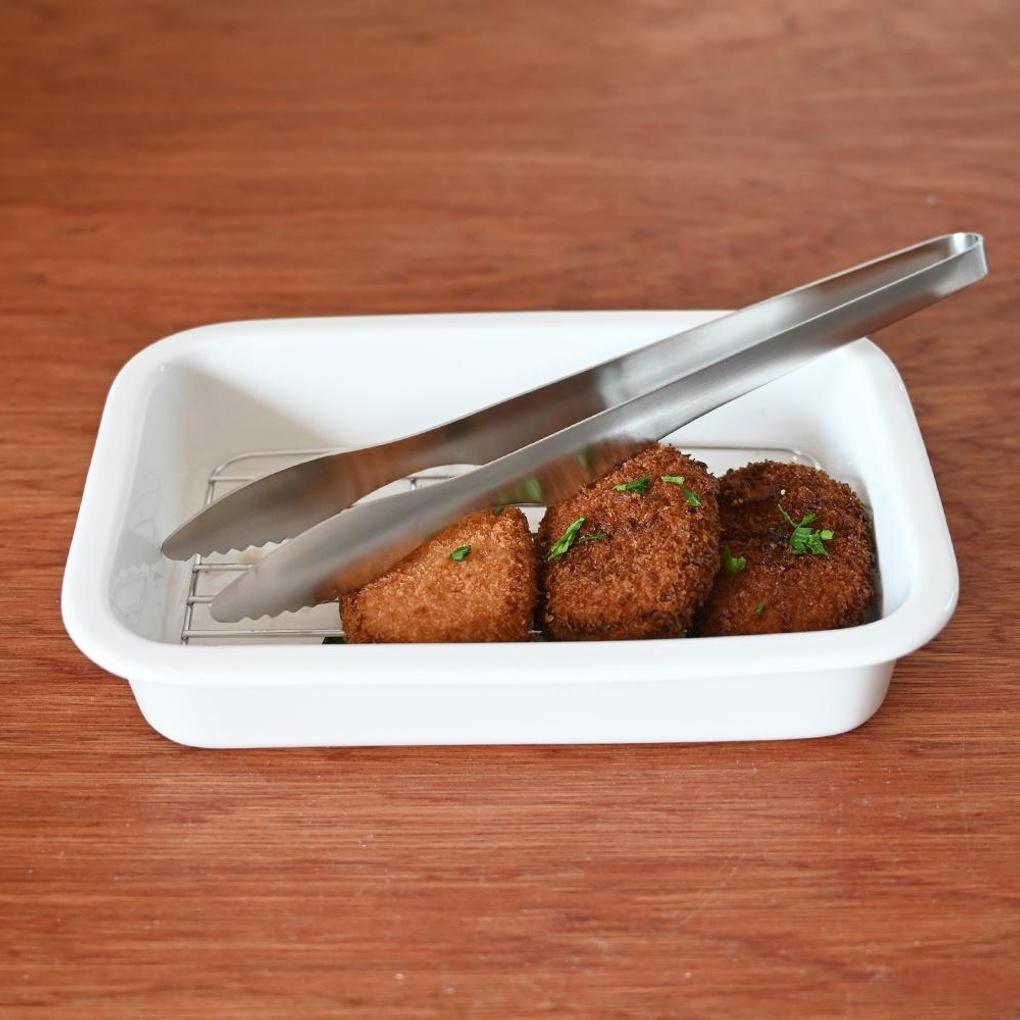 Nehmen Sie Edelstahl Fleischzange Klein 24cm