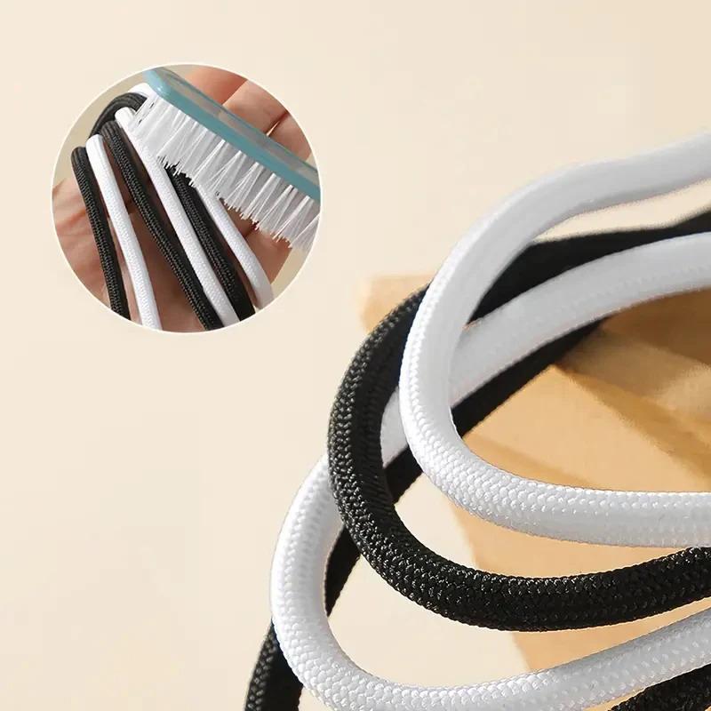 2M Strong Elastic Band Sweatpants Waist Drawstring Strap Threading Device ,Cord Lock Stopper DIY Sewing Band Accessories