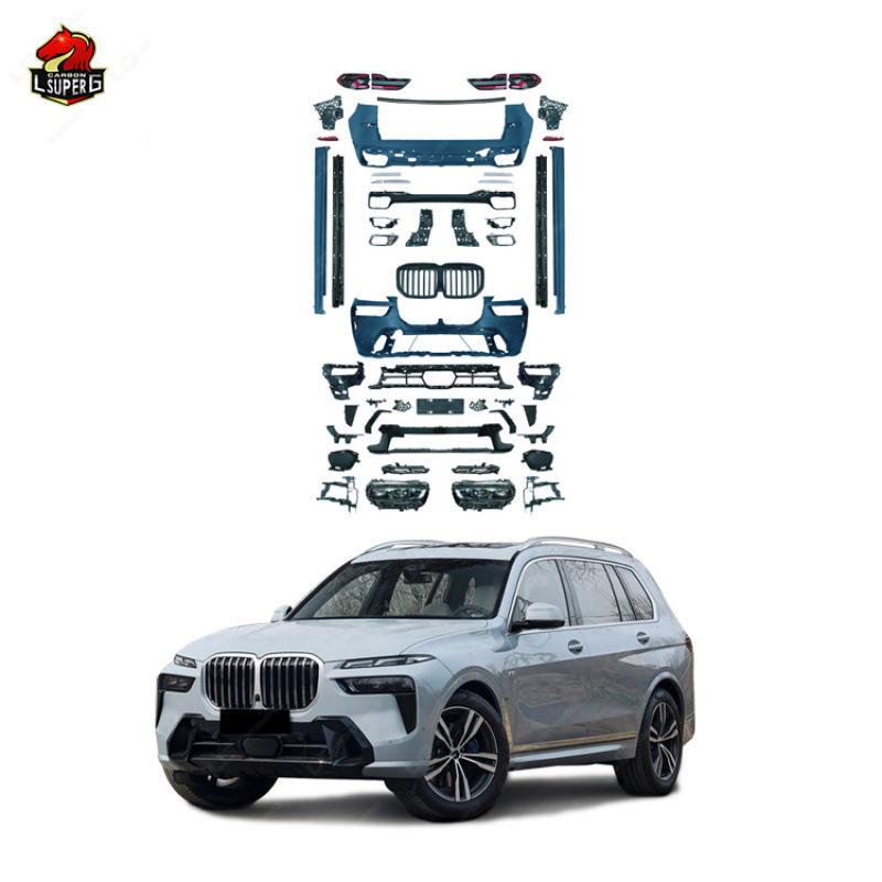 BMW X7 G07 LCI M-Tech Sport Body Kit: Bumpers, Headlights & Taillights Upgrade