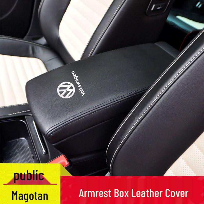 Volkswagen Center Console Armrest Cover - Microfiber Leather Protection and Renovation