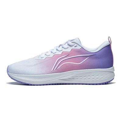 Li Ning Red Rabbit 6 Veelzijdige Schokabsorberende Ademende Rebound Lage Top Hardloopschoenen Dames sneaker Wit Roze Paars ARMT016-14