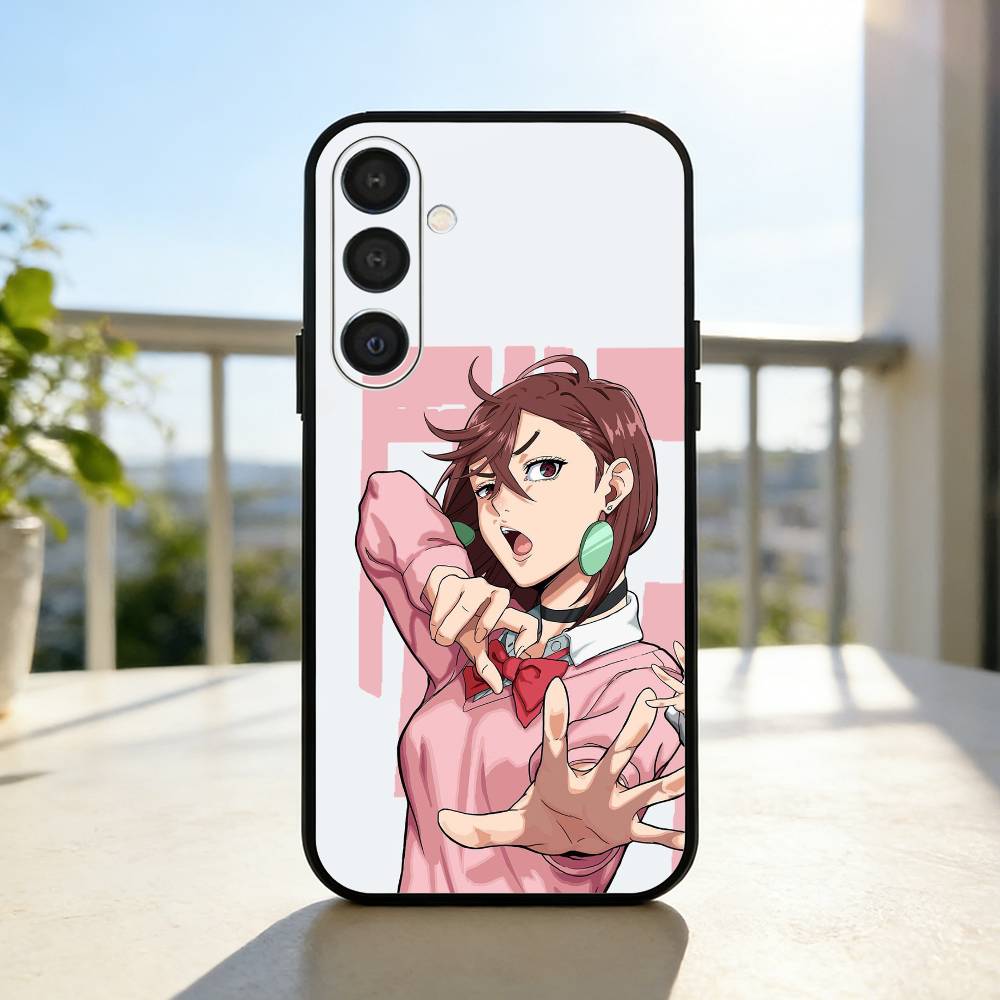 M-Momo Ayase D-Dandadan Phone Case For Samsung A73,72,71,53,52,51,22,91,80, Soft Black Cover Samsung a40