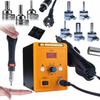 Stacja Lutownicza Hot-Air 858D – Moc 700W | Regulacja Temperatury 100-500°C | Zestaw 8 Dysz Do Różnych Zastosowań