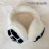 Camellia Warm Earmuffs Collar Shawl Neck Warmer Plush Fur Scarf New Ear Cover  Women