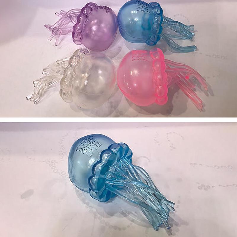 Octopus Shaped Tpr Empty Ball Skins Multiple Cute Color Soft Texture Perfect For Diy Stress Ball Making For Kids & Adults