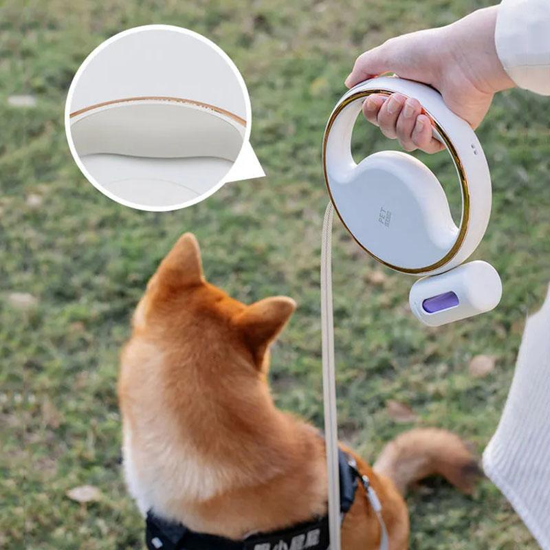 3m Pet Leash Automatic Retractable Dog Leash LED Light Durable Cat Walking Lead Reflective Strip Adjustable Pet Outdoor Rope