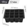 Silicone 4/6/12 Cell Seed Starting Tray Reusable Indoor Garden Nursery Box Seedling Pot Plants Propagation Germination Container