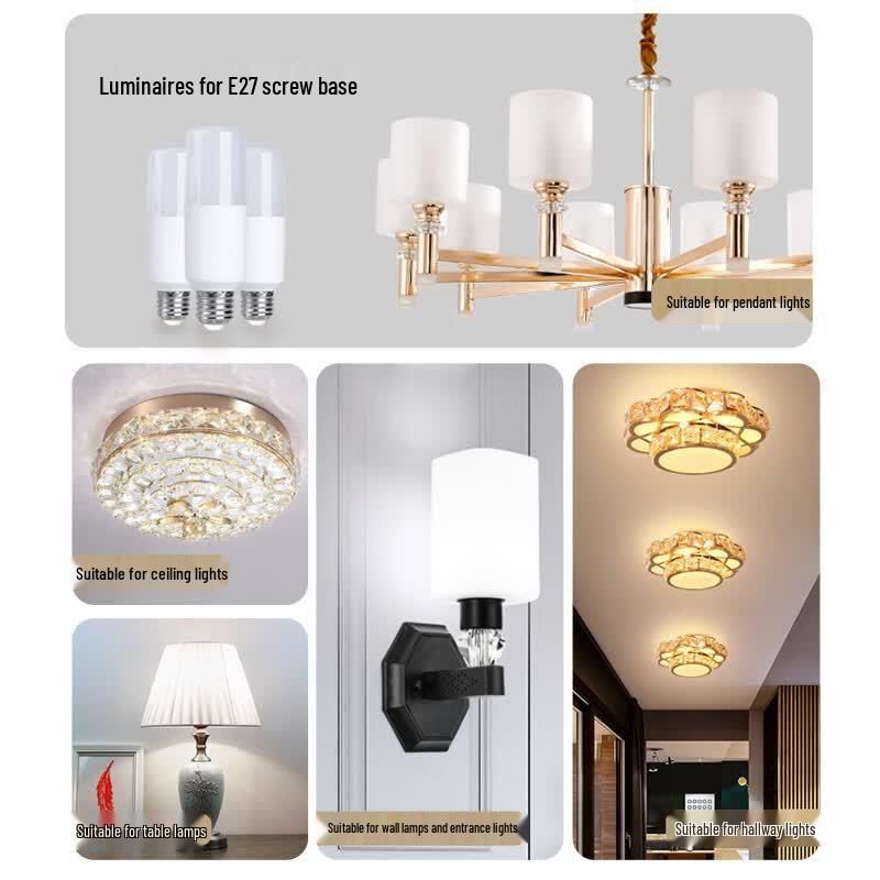 Longdai E27 Cylindrical LED Light Bulb