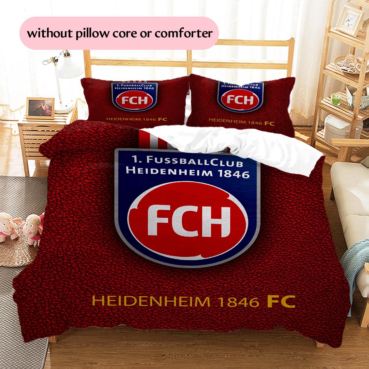 

FC Heidenheim Pattern Bedding Home Decoration Birthday Gift (1 * duvet cover + 2 * pillowcase, without core) 135x200cm