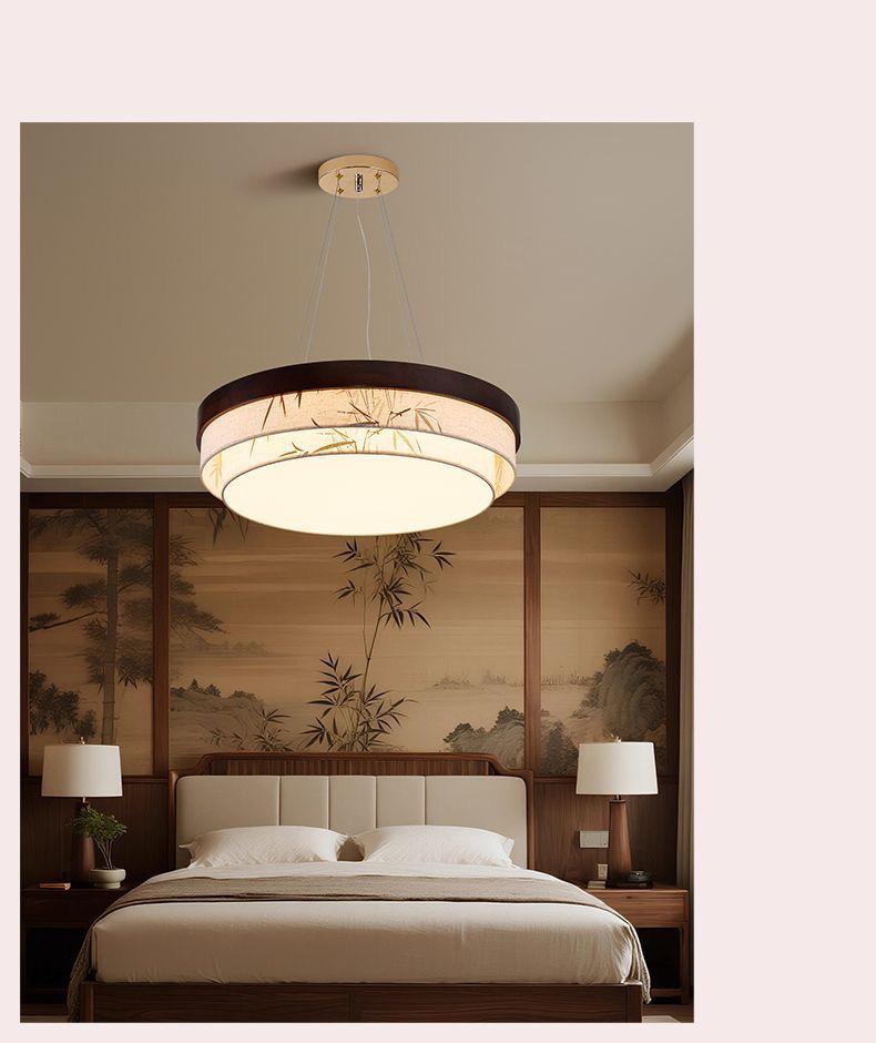 Song Dynasty Aesthetic Ceiling Light - New Chinese Style for Living Room, Bedroom & Study