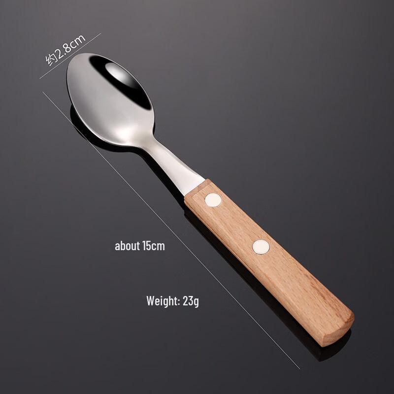 QianXing Wooden Handle Stainless Steel Tableware