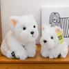 Super Cute Party Style West Highland Plush Toys Children's Comfort Doll Birthday Gift Office Desk Ornament Doll Redemptionjavascript: