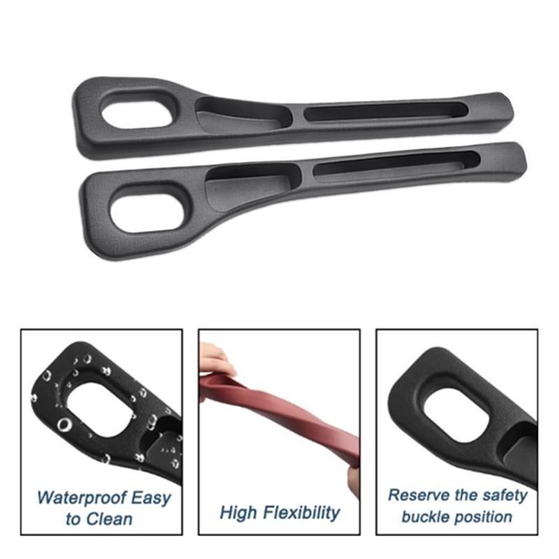 1 paio di strisce di tappi per seggiolini auto universali, cuciture laterali, anti-perdite, decorazione di riempimento, organizer per sedili, stoccaggio interno