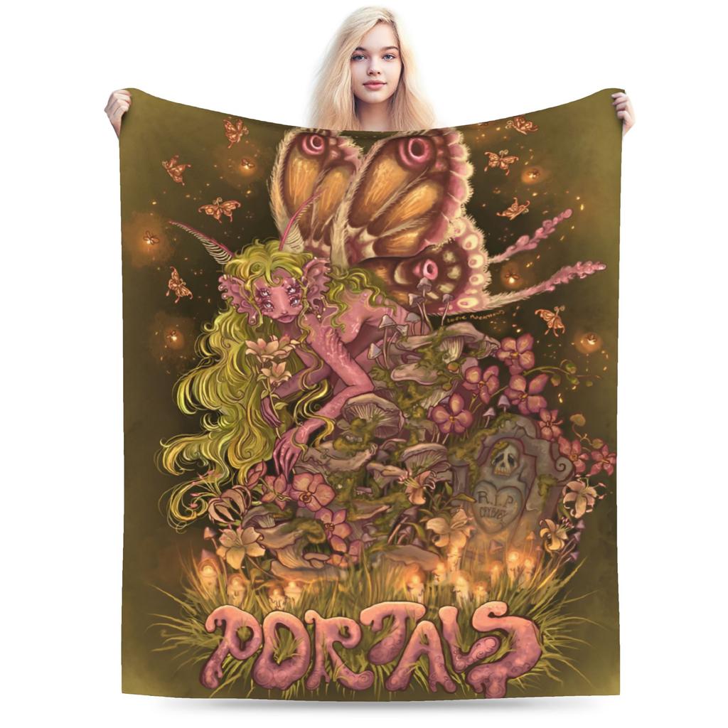 American Singer Melanies Martinezs Blanket Cover Fleece Lightweight Thin Throw Blankets for Bedding Couch Bed Rug