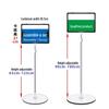 Adjustable A4 Floor Display Sign Stand