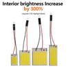 1Pcs  Car Interior Reading Universal Accessories Led 24/36/48Leds Options Lamps Ceiling Lights Dome Lamp
