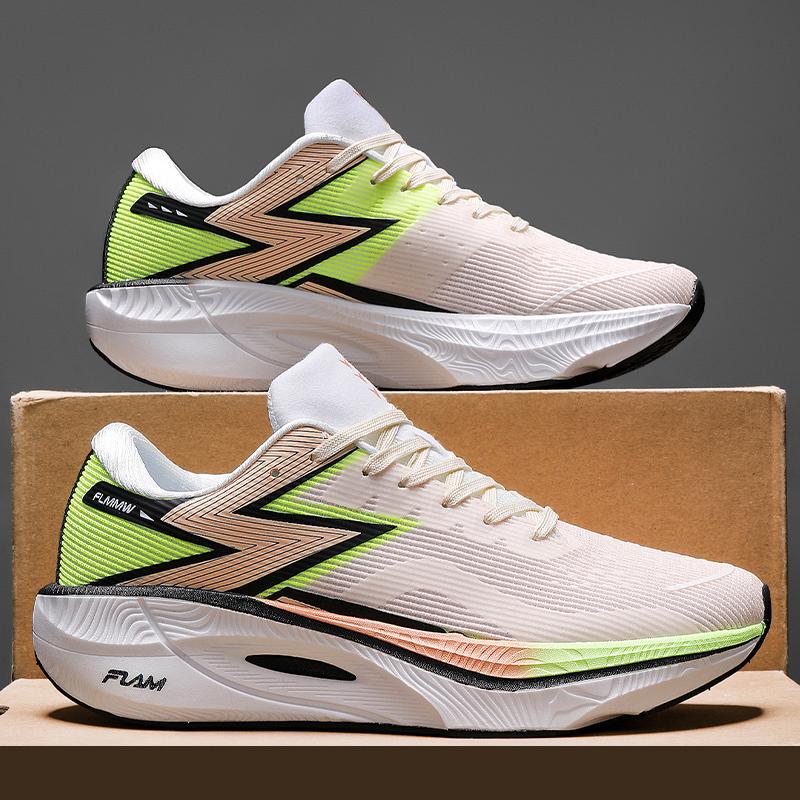 

2025 Carbon Plate Marathon Мужские спортивные кроссовки для бега на воздушной подушке Легкие женские спортивные кроссовки для спортзала Обувь для бега и походов 36 бежевый
